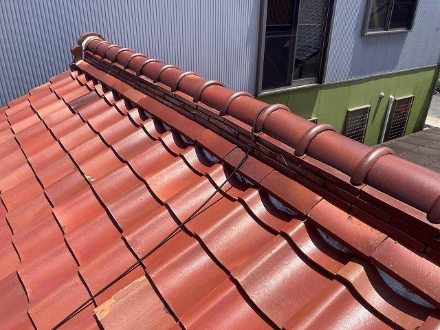 破断した棟番線